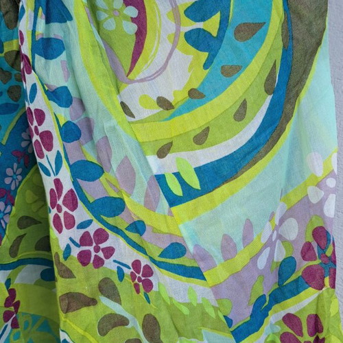 Promod colorful top like new, cotton, size M