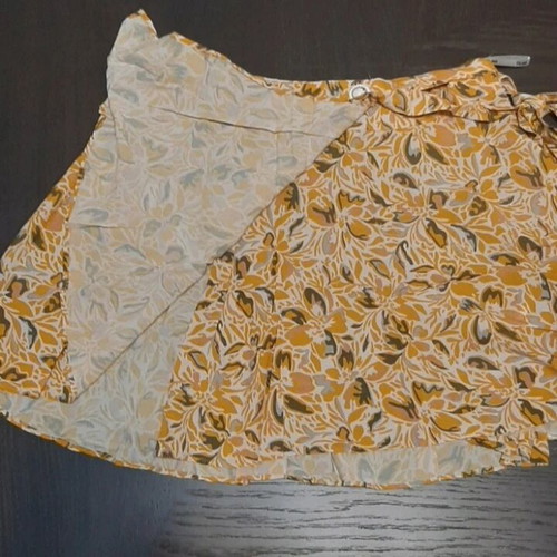 Toi&Moi yellow summer mini skirt new