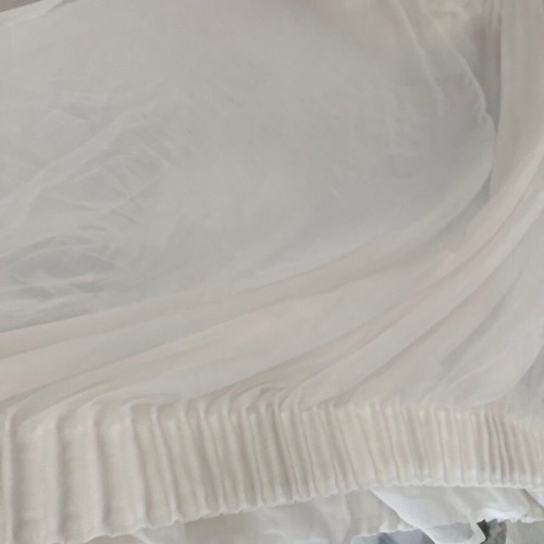 White voile curtains, 3 extra large pieces, high quality