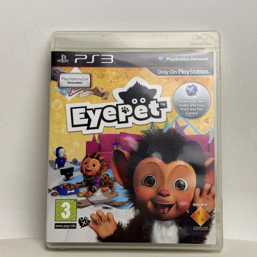 EyePet PS3 game used, action adventure