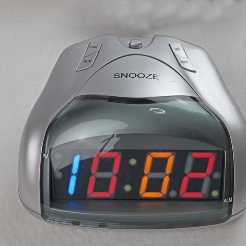 Colorful digital table clock with alarm new