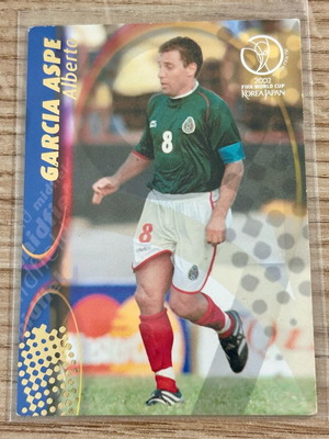 Κάρτα Alberto Garcia Aspe Mexico Panini World Cup 2002 μεταχειρισμένη