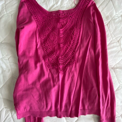 Stradivarius women's blouse fuchsia size M like new