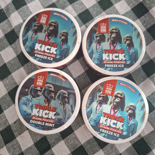 Aroma King Triple Kick pouches without nicotine new