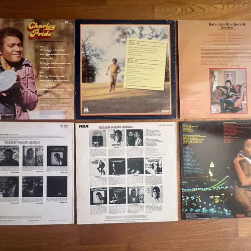 Charley Pride vinyl record collection used, pack of 14, country