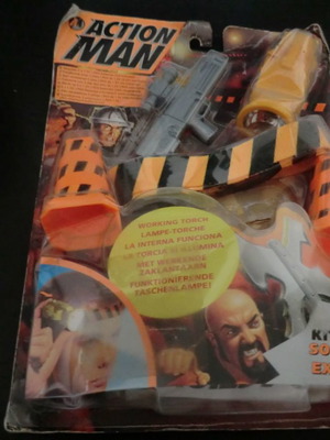 Vintage παιχνίδι Hasbro Action Man Driller Kit σαν καινούργιο