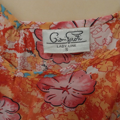 Giani Feroti Lady Line Dress like new, floral viscose, size S