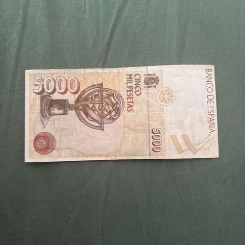 5000 Pesetas banknote