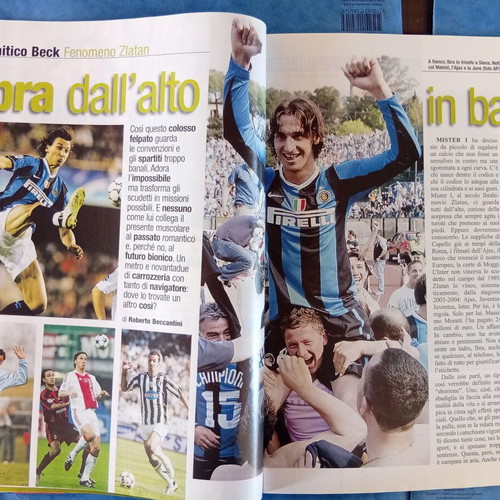 Guerin Sportivo Magazine like new, issue 24-30/4/2007 with Inter 2006-2007 poster