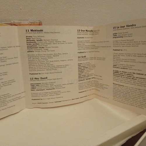 Khaled Sahra CD album 1996, raï music