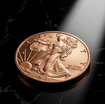 Σετ 5 νομίσματα Walking Liberty USA 999 καθαρός χαλκός σαν καινούργιο