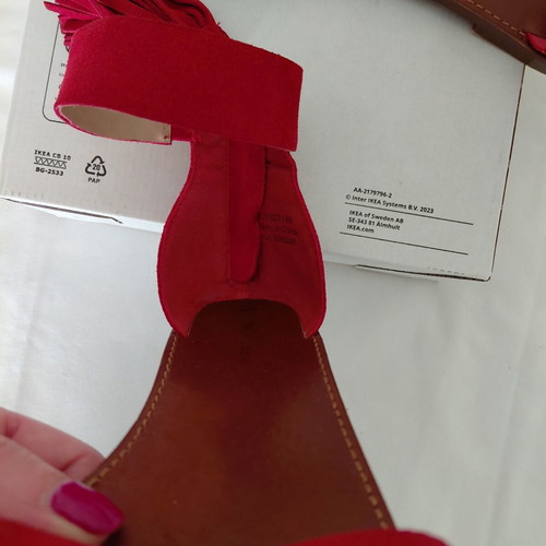New Look sandals like new, size 39, red