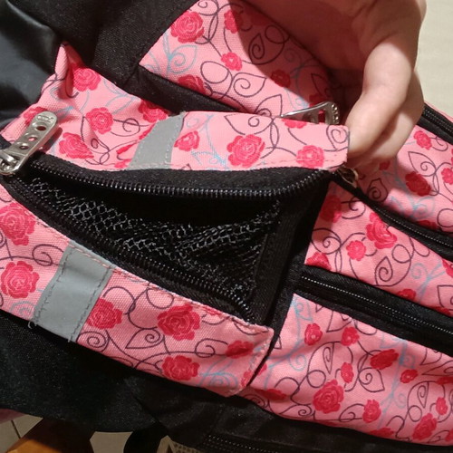 Polo school backpack girl with butterfly like new, 30lt
