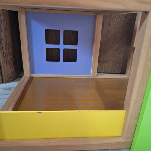 Hape wooden dollhouse like new