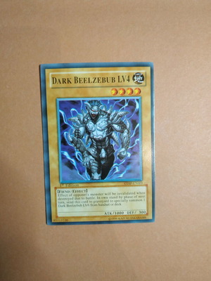Κάρτα Yu-Gi-Oh Dark Beelzebub LV4 καινούργια, συλλεκτική, 2 τεμάχια