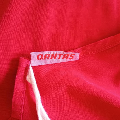 Qantas Collectible Kitchen Apron in Red Like New
