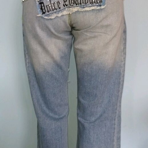 Dolce & Gabbana wide-leg jeans, size 40EU / 30-31