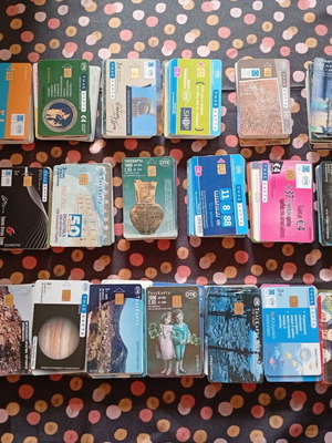 Collectible phone cards like new, 442 pieces from 1998-2003