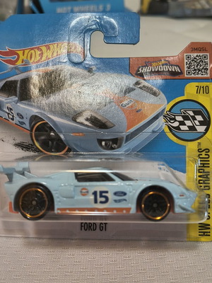 Hot Wheels Ford GT Gulf Speed Graphics new sealed