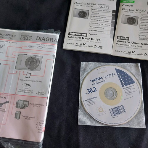 Canon SD750 DIGITAL software disk new