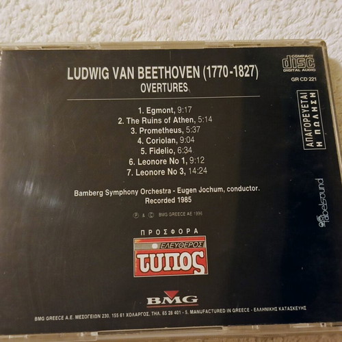 Beethoven CD new, classical genre