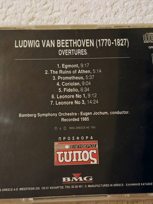 Beethoven CD new, classical genre