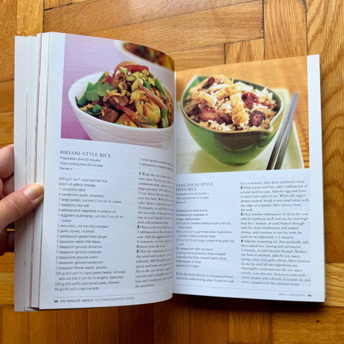 30 Minute Meals A Commonsense Guide cookbook like new