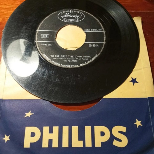 The Platters 45 rpm record used