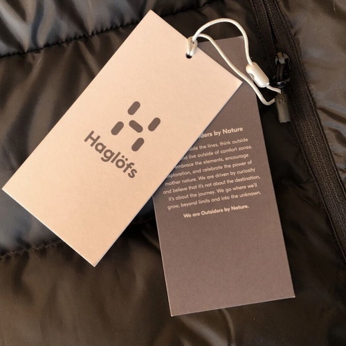 Haglöfs Bield Down Jacket new men's winter black, M