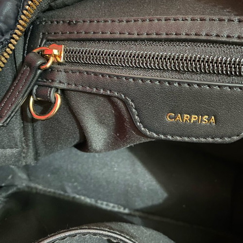 Carpisa backpack like new, white and black