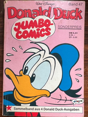 Donald Duck Jumbo Comics μεταχειρισμένο πακέτο χοντρά ξενόγλωσσα
