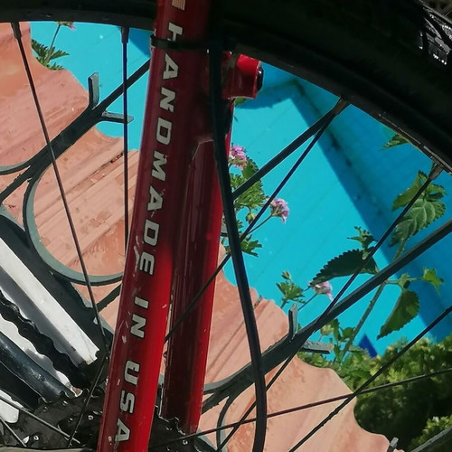 Cannondale F500 Lava Red CD4 Fatty mountain bike used, 26 inch, disc brakes