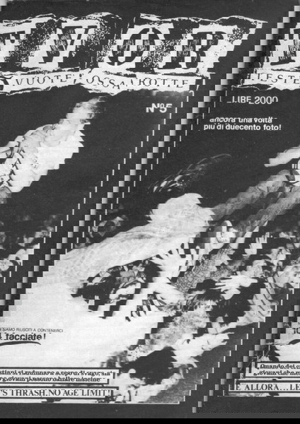 TVOR (Teste vuote ossa rotte) # 5, Ιταλικό punk/hardcore zine
