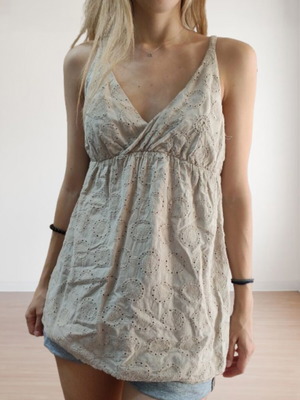 Women's summer blouse beige size L like new