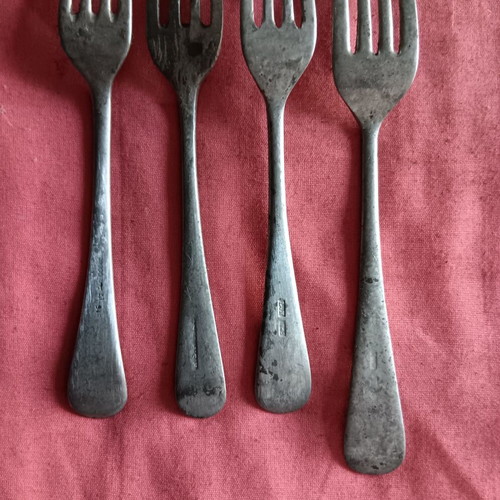 Collectible British Army Forks used, set of 8, WWII