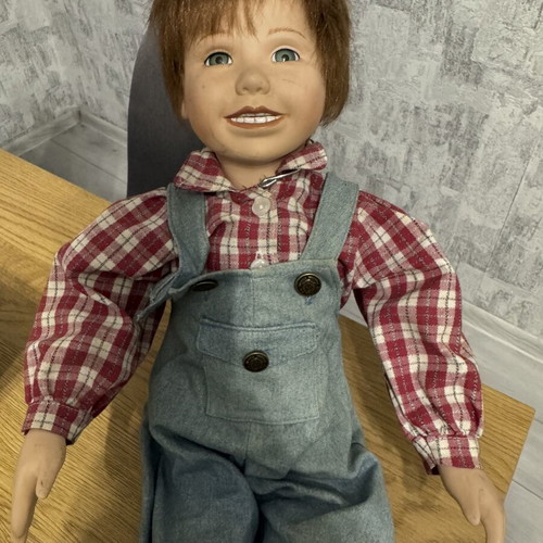 Ceramic farmer doll used, 50x40 cm