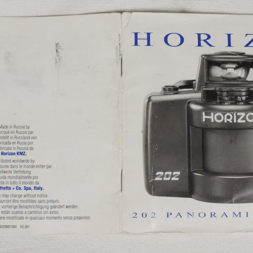 HORIZON 202 panoramic camera user manual