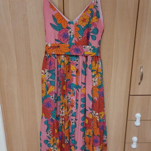 Karavan maxi dress, colorful, 100% cotton