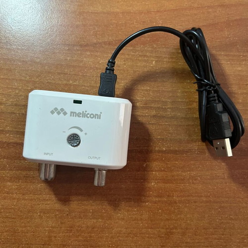 Meliconi 880101 Indoor Digital Aerial Signal Amplifier 25dB