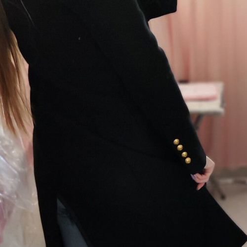 Zara Black Coat New with Gold Buttons -  67,00 - Vendora.cy