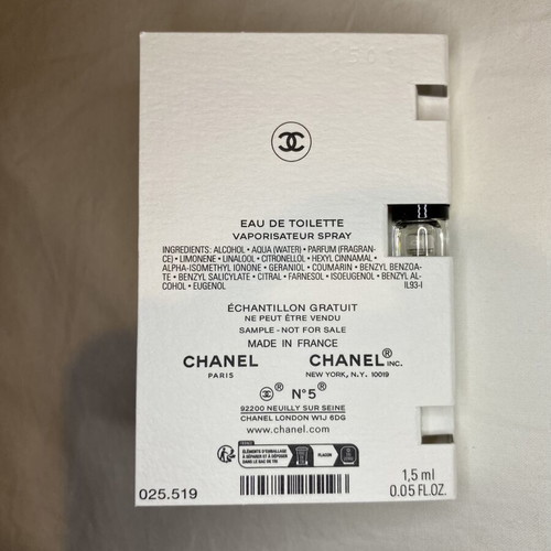 Chanel No5 L’eau Eau de Toilette Tester 1.5ml new