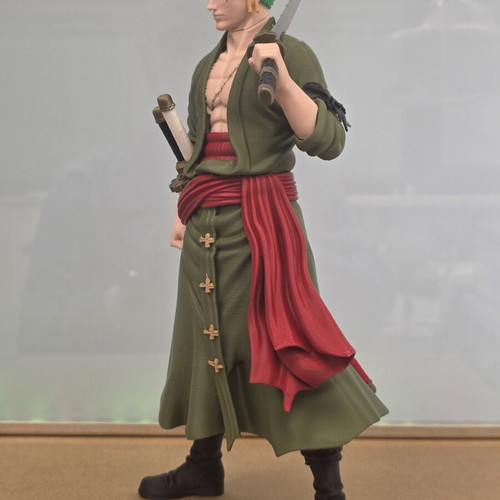 3D print figure Roronoa Zoro 27 cm like new