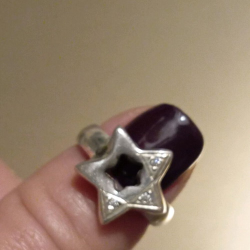 Silver ring 925 like new, size 55, inner diameter 17.3