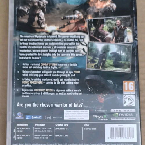 Arcania Gothic 4 PC DVD-ROM like new