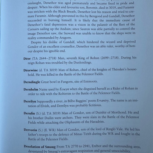 The Complete Guide To Middle-Earth book like new