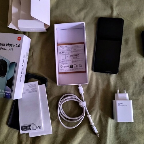 Xiaomi Redmi Note 14 Pro+ 5G smartphone 256GB, black