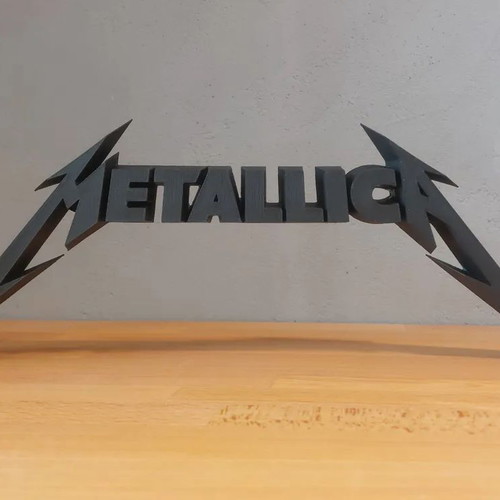 Metallica Table Decor Logo made to order