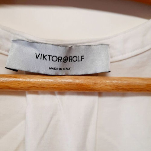 Victor & Rolf women's top white like new, cotton, size 44