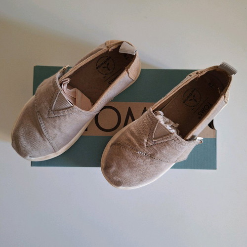 Toms children's espadrilles used, size 26, beige