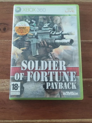Soldier of Fortune Xbox 360 game, English version